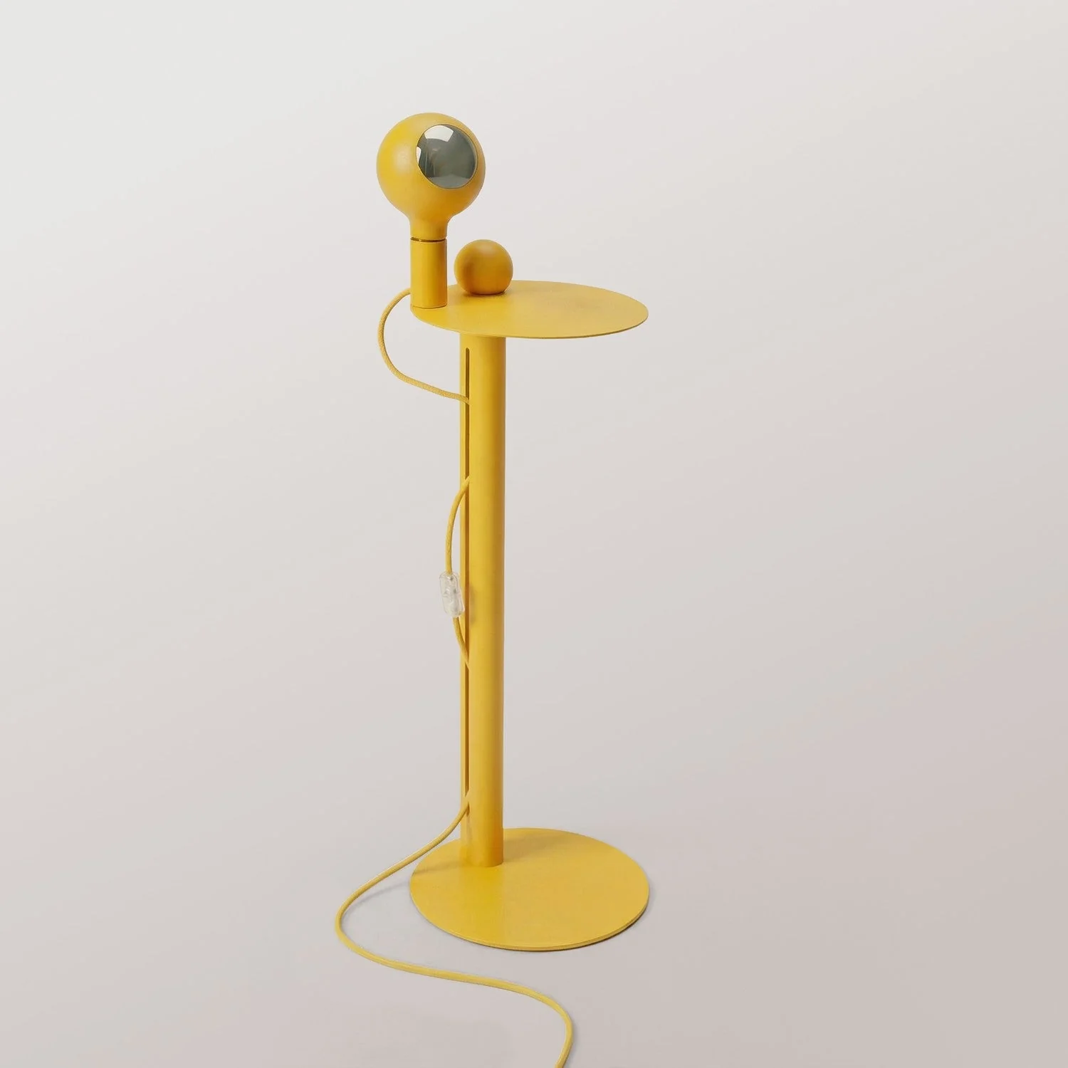 Rocco - Lampada da terra con lampadina Camo - Giallo - Image 5