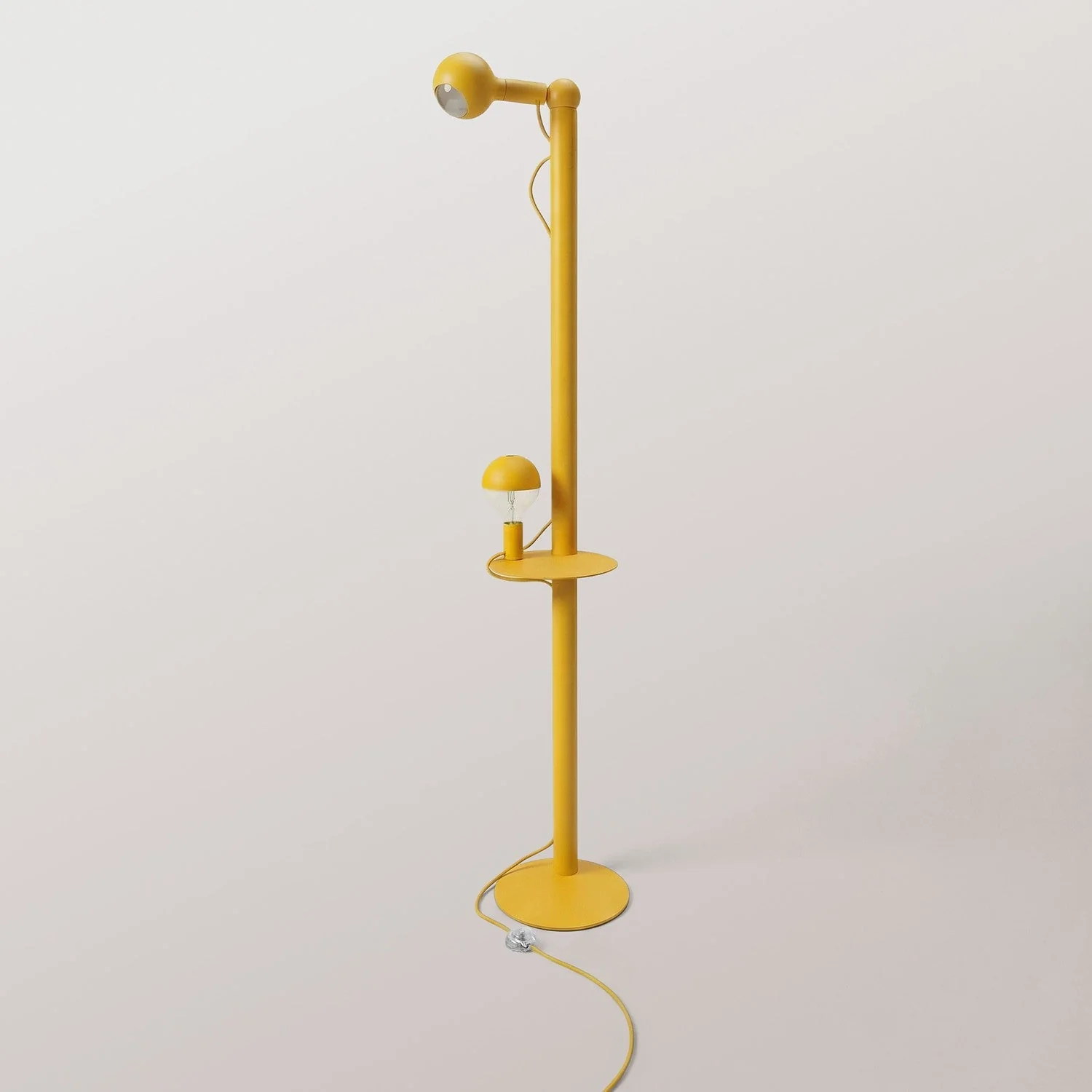 Rocco XXL - Lampada da terra con lampadina Maria e Camo - Giallo - Image 4
