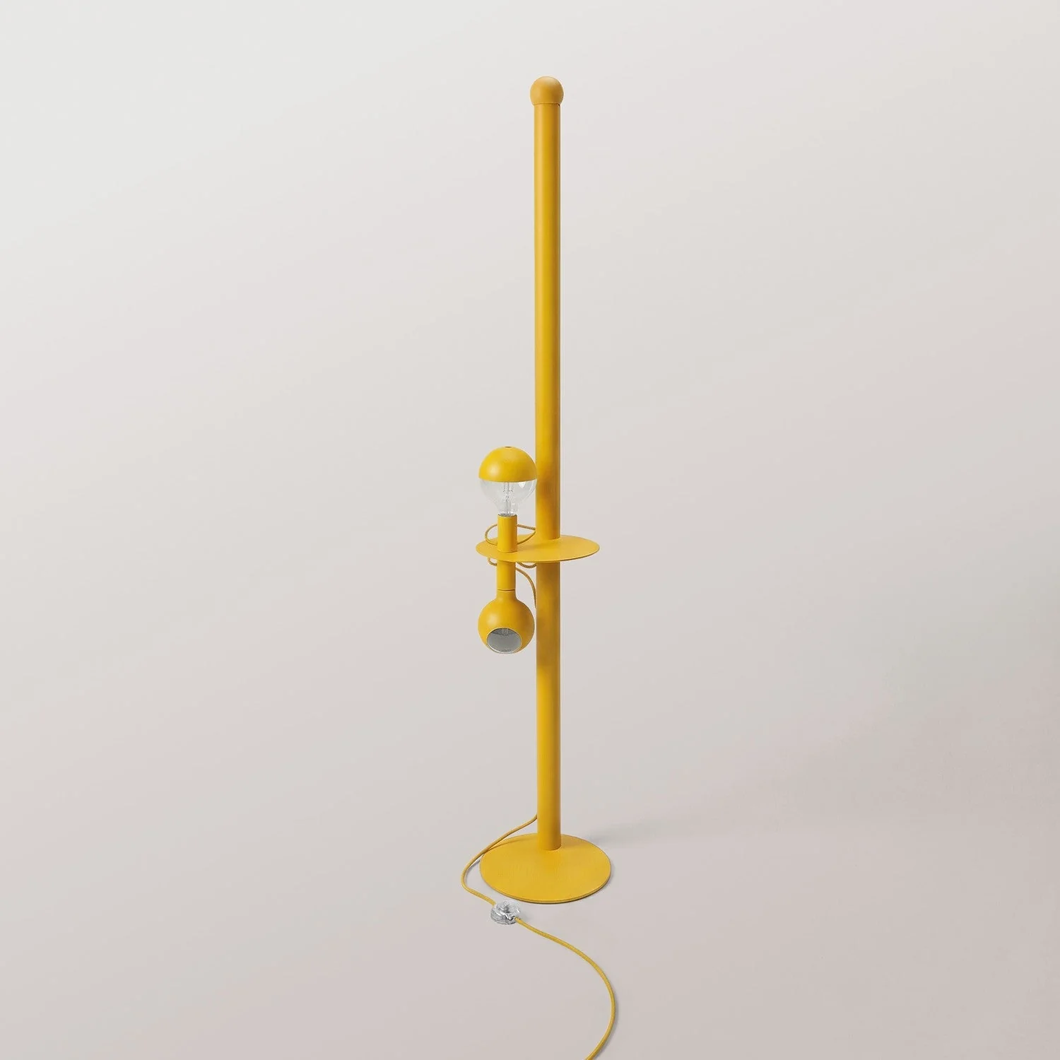 Rocco XXL - Lampada da terra con lampadina Maria e Camo - Giallo - Image 6