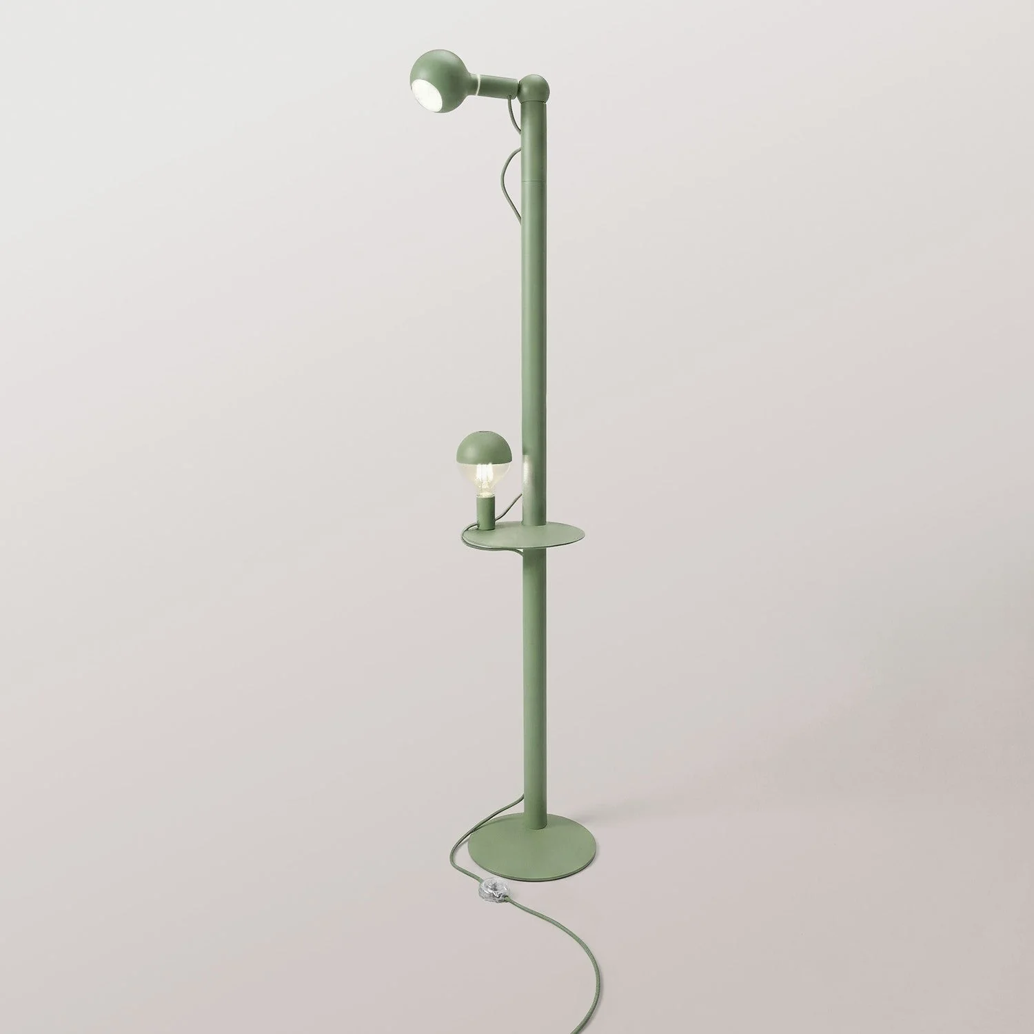Rocco XXL - Lampada da terra con lampadina Maria e Camo - Verde