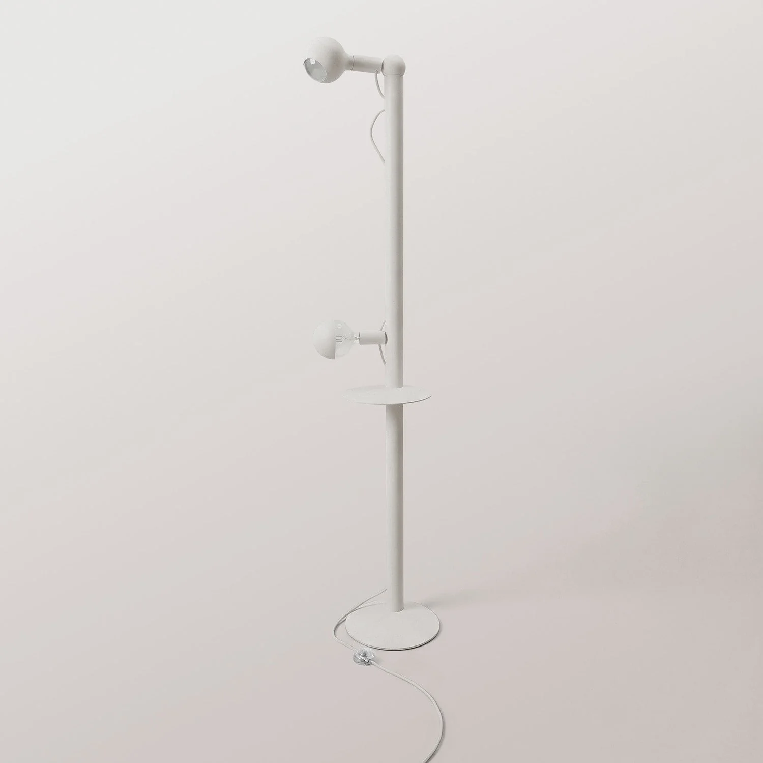 Rocco XXL - Lampada da terra con spina UK e lampadina Maria e Camo - Bianco - Image 5