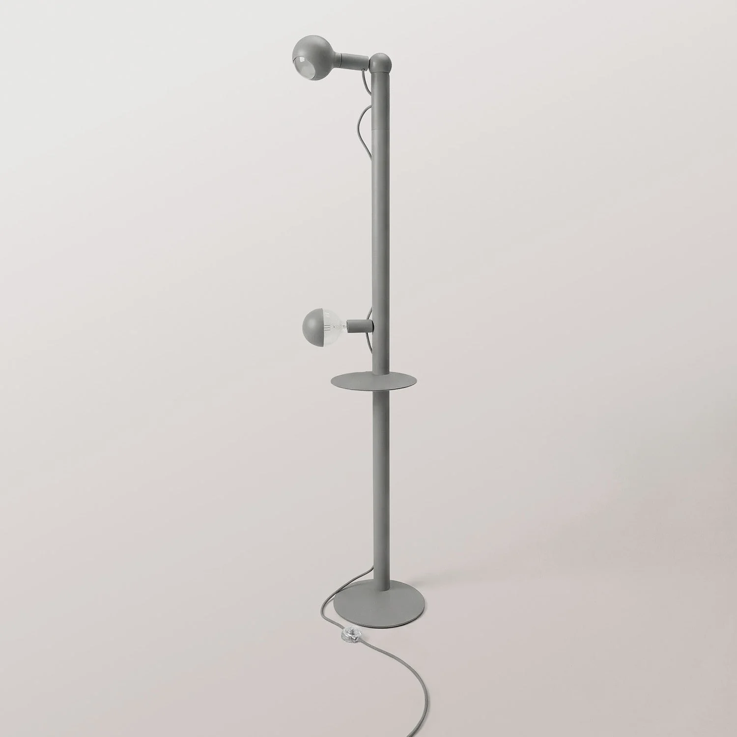 Rocco XXL - Lampada da terra con spina UK e lampadina Maria e Camo - Grigio - Image 5