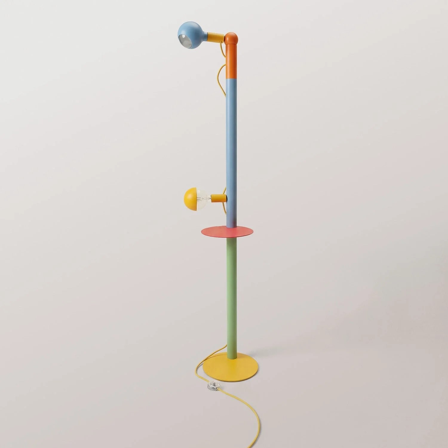 Rocco XXL - Lampada da terra multicolor con lampadina Maria e Camo - Image 5