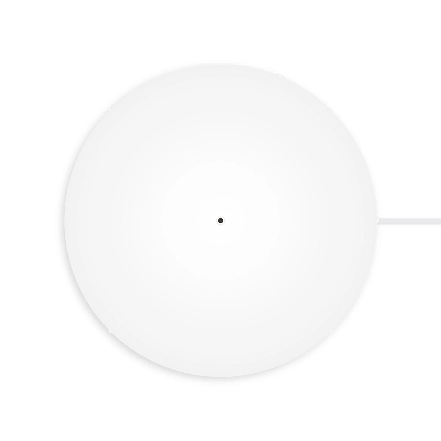 Rosone rotondo in alluminio Ø 50 cm con staffa e cavo di messa a terra, con 1 foro frontale - Bianco Opaco - Image 7
