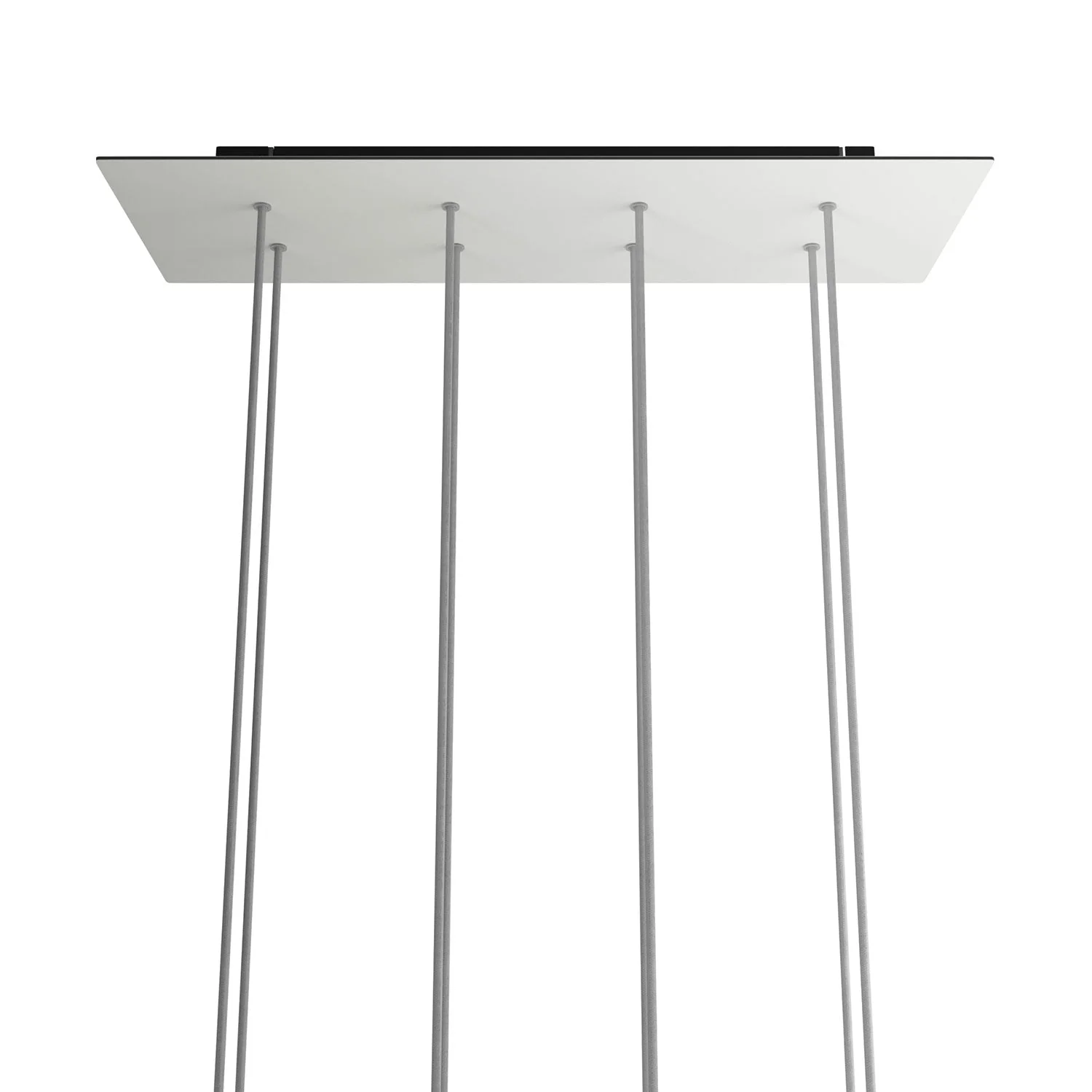 Rosone XXL Rose-One rettangolare a 8 fori e 6 fori laterali, dimensioni 675 x 225 mm - Dibond Bianco opaco - Image 7