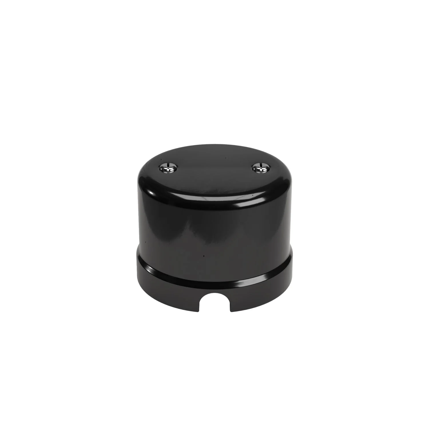 Scatola di derivazione compatibile con base in porcellana - Nero - Image 2