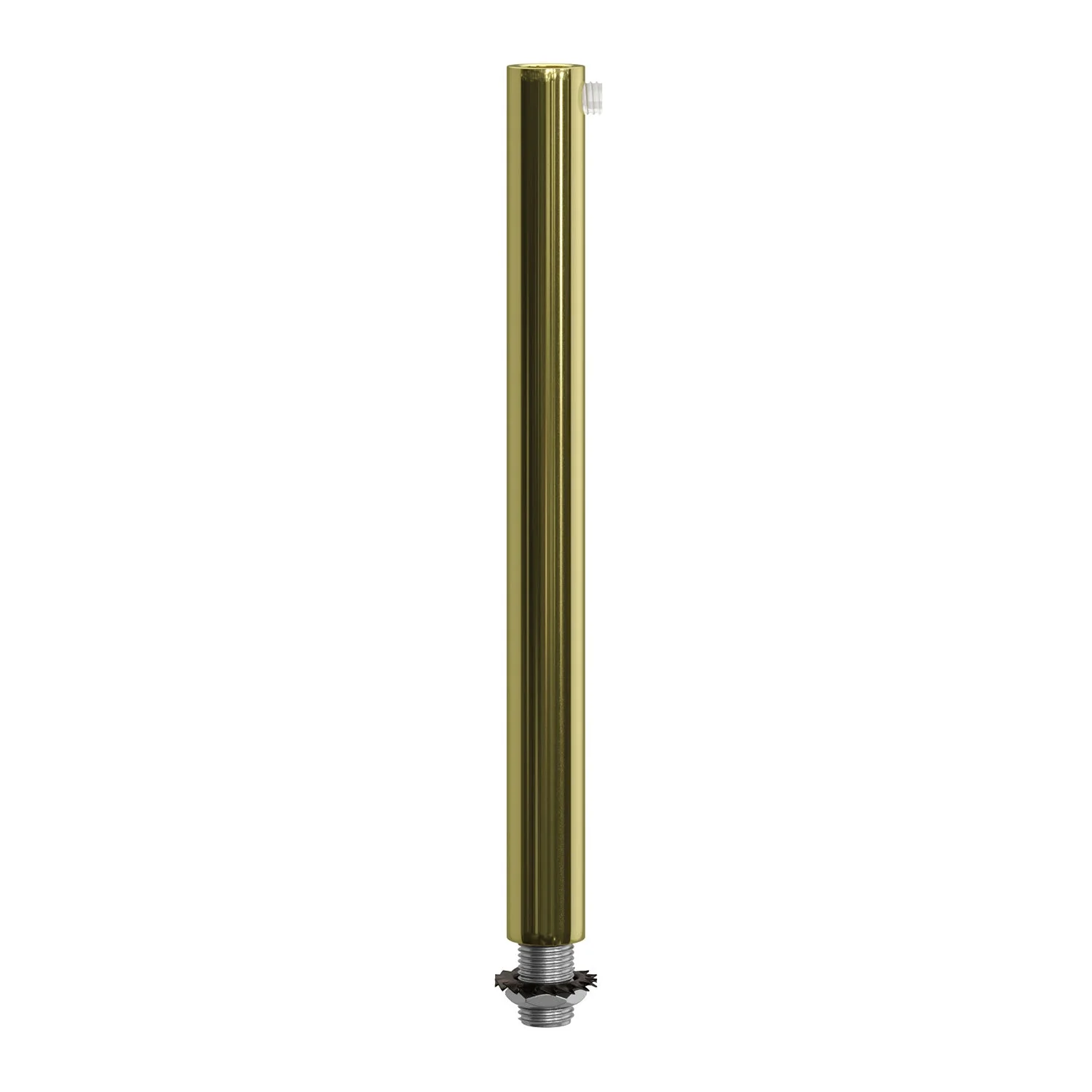 Serracavo cilindrico in metallo lunghezza 15 cm completo di tige, dado e rondella - Ottone