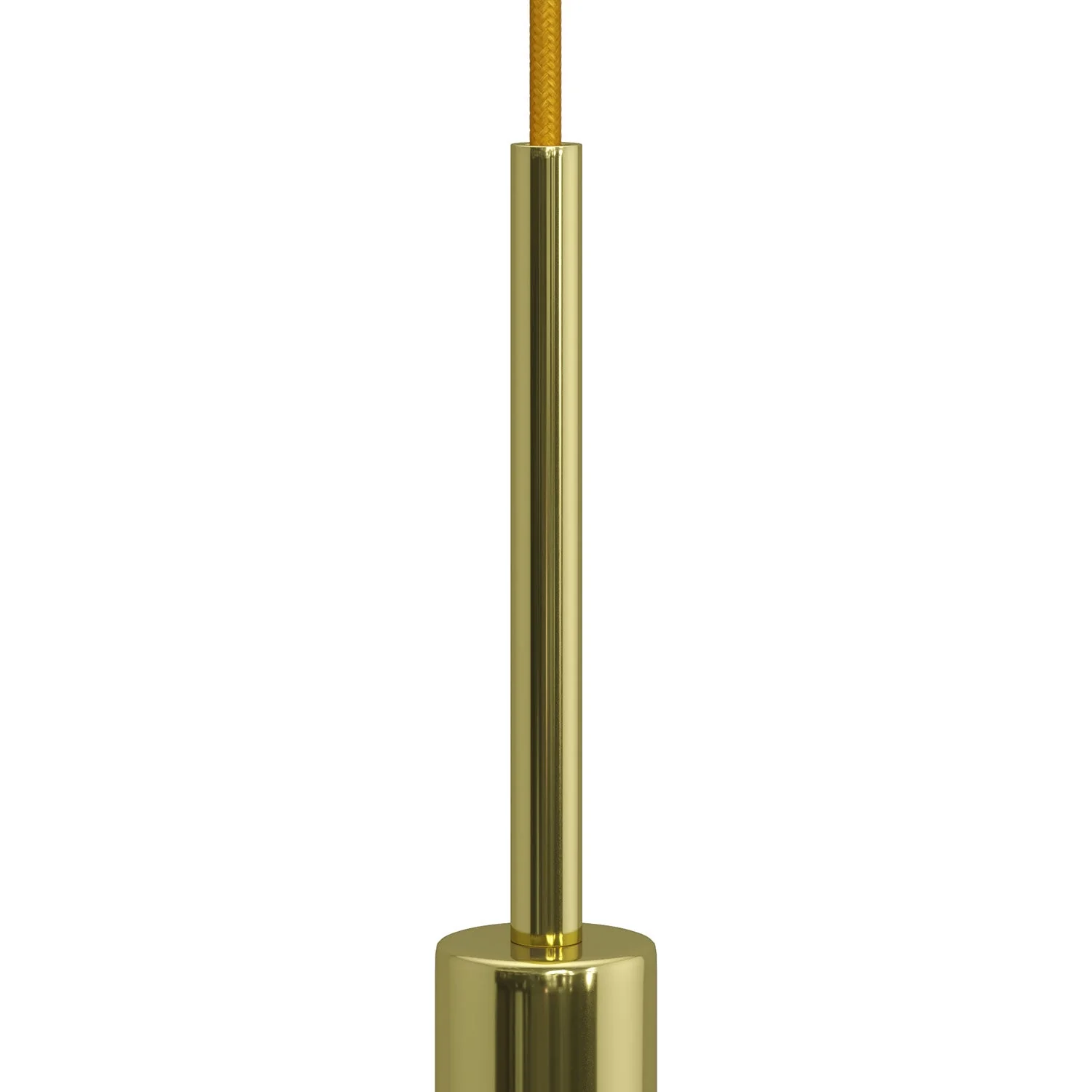 Serracavo cilindrico in metallo lunghezza 15 cm completo di tige, dado e rondella - Ottone - Image 2