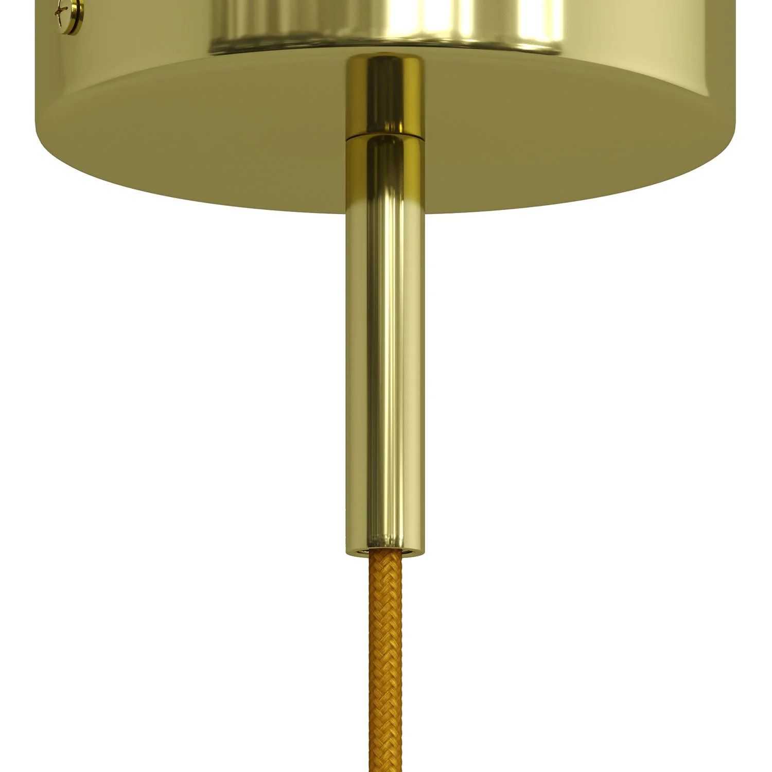 Serracavo cilindrico in metallo lunghezza 7 cm completo di tige, dado e rondella - Ottone - Image 3
