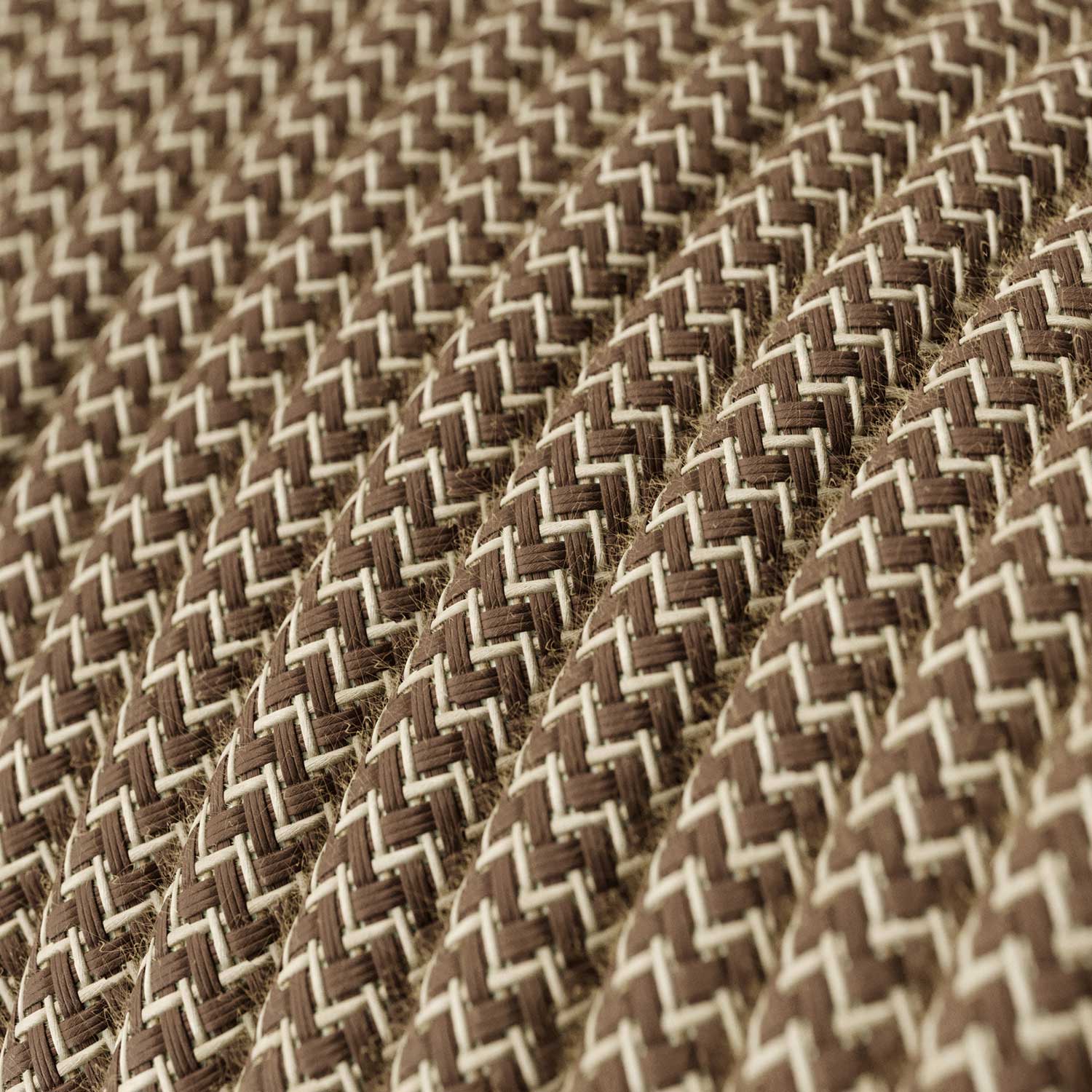 Snake Zig-Zag per paralume - Lampada plug-in con cavo in tessuto effetto Zig-Zag RD73 - Image 2
