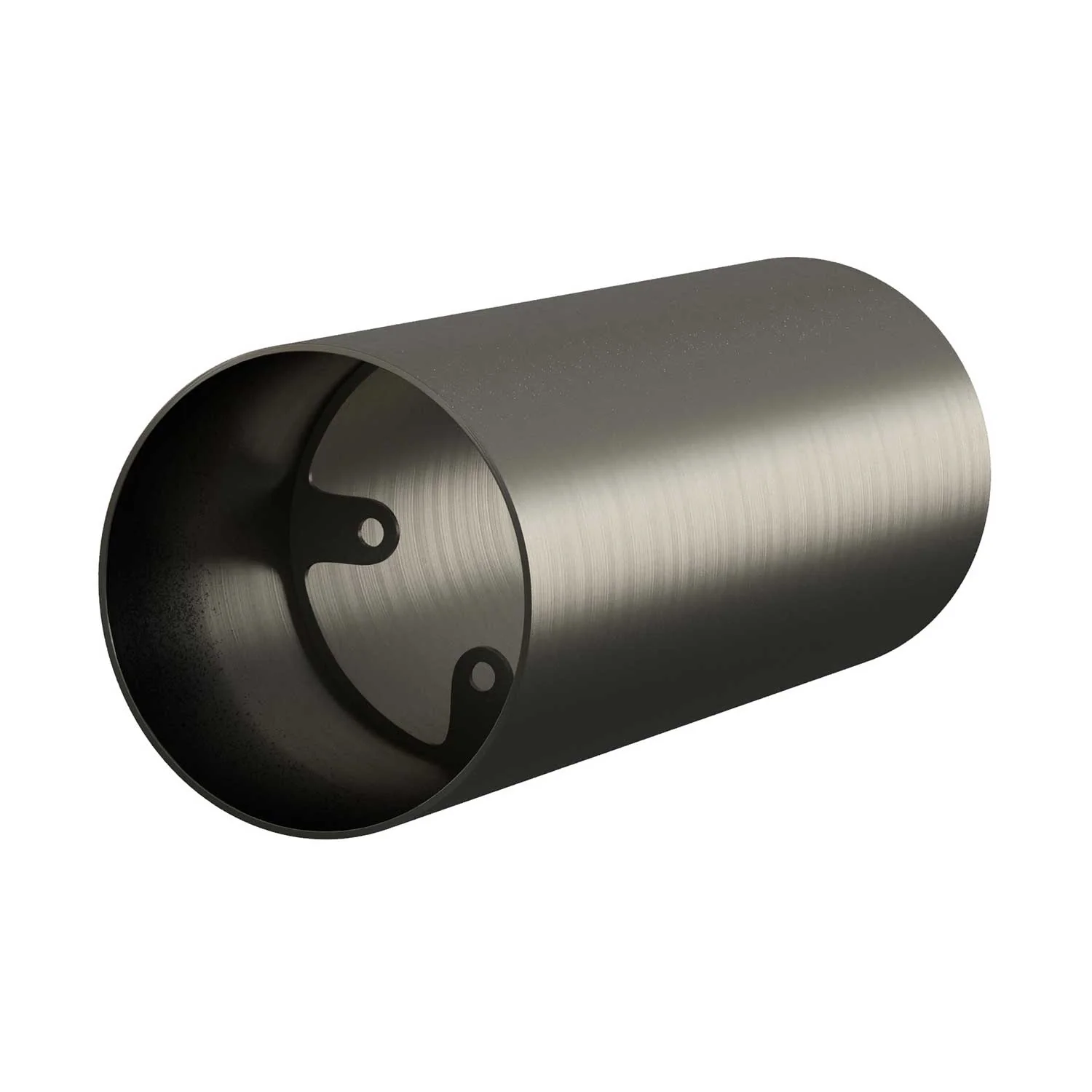 Tub-E12, spotlight pipe with E12 double ferrule socket - Brushed titanium - Image 3