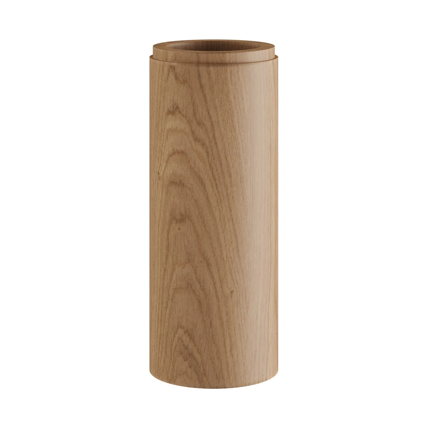 Tub-E14, tubo in legno per faretto con portalampada doppia ghiera E14 - Neutro - Image 4
