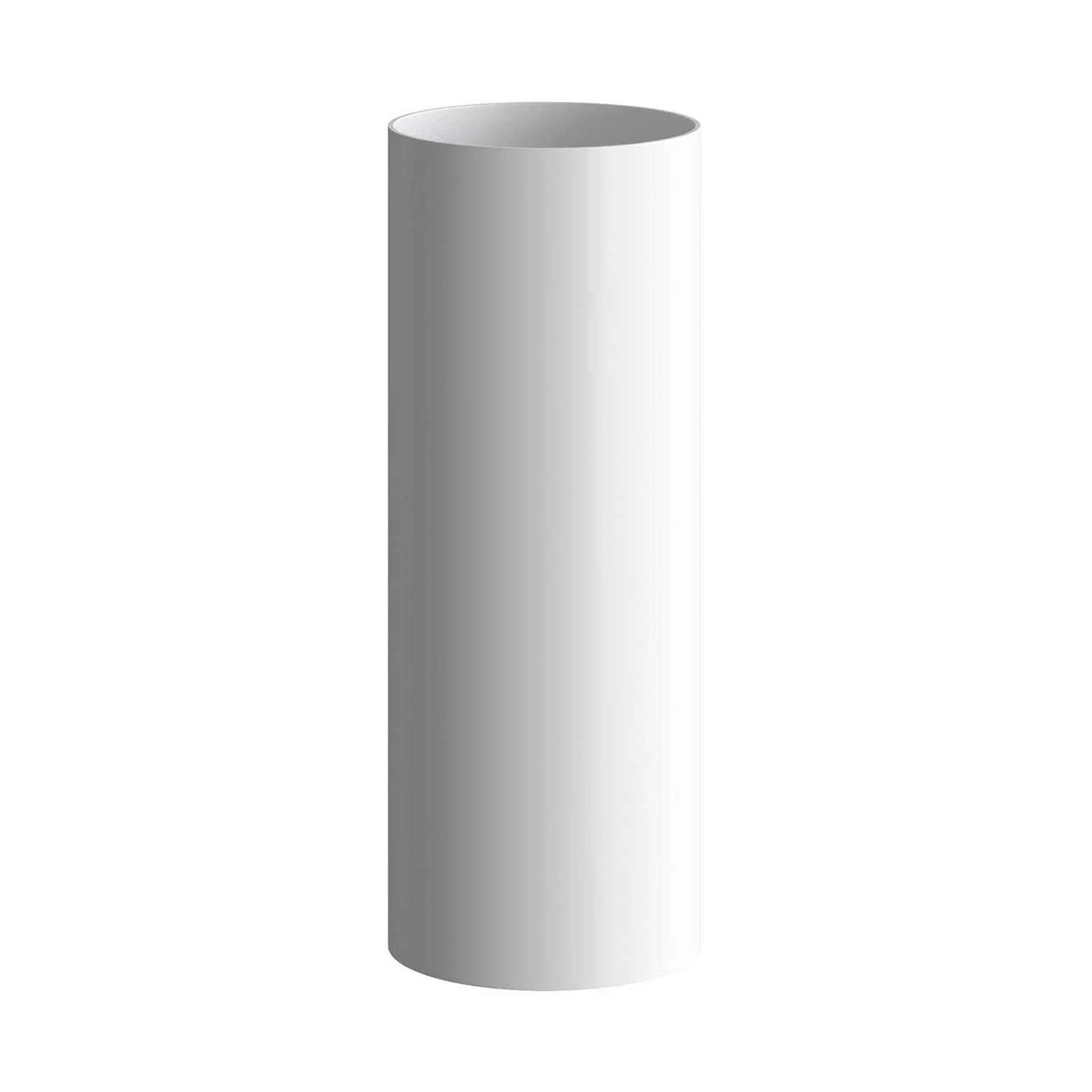 Tub-E14, tubo in metallo per faretto con portalampada doppia ghiera E14 - Bianco opaco - Image 4