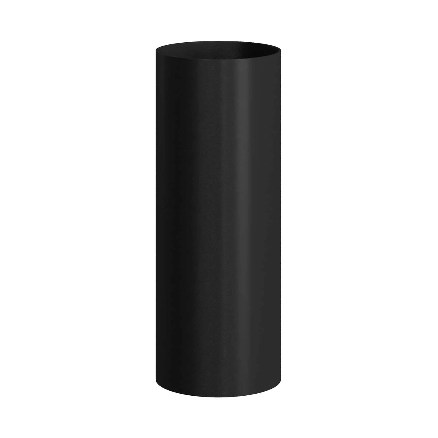 Tub-E14, tubo in metallo per faretto con portalampada doppia ghiera E14 - Nero - Image 4