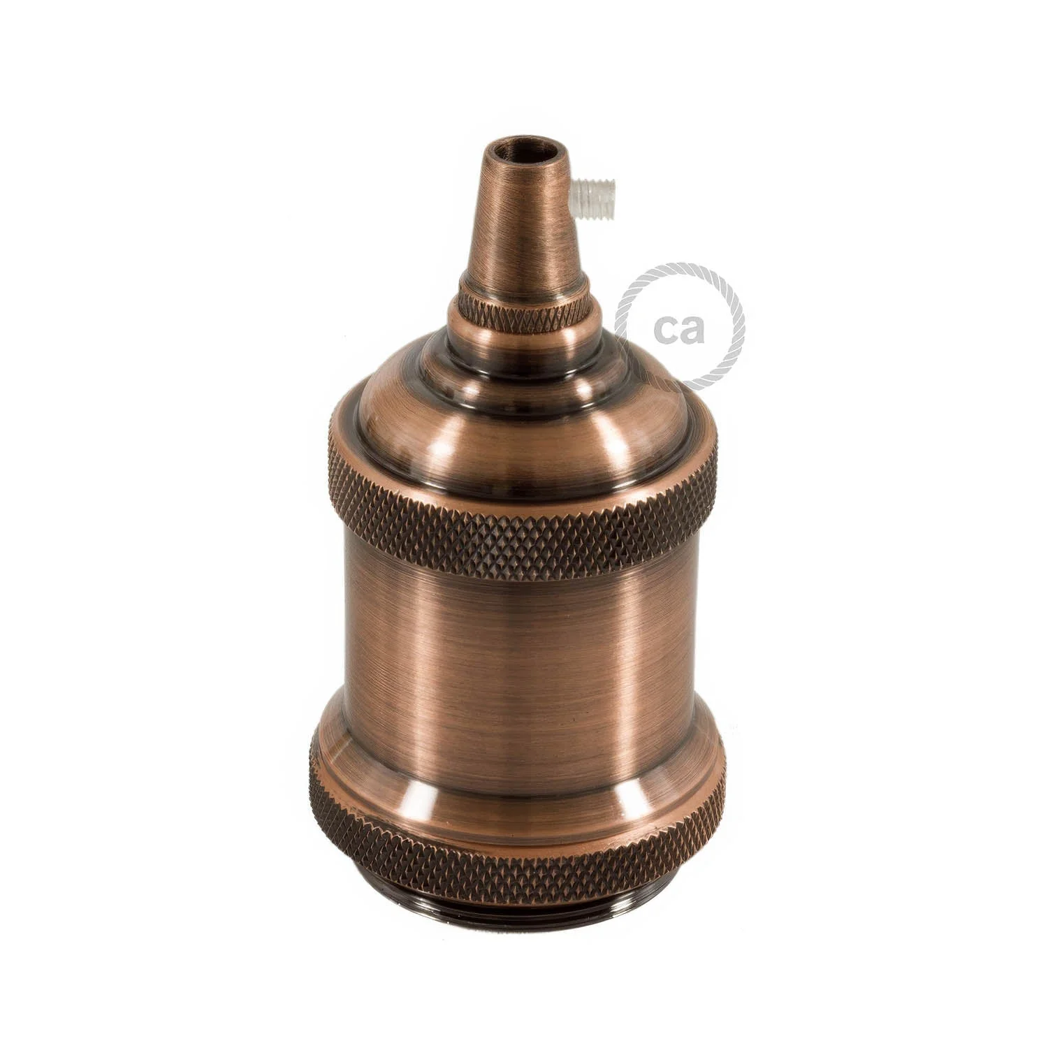 Vintage Style - single ferrule E26 light bulb socket kits - Copper - Image 3