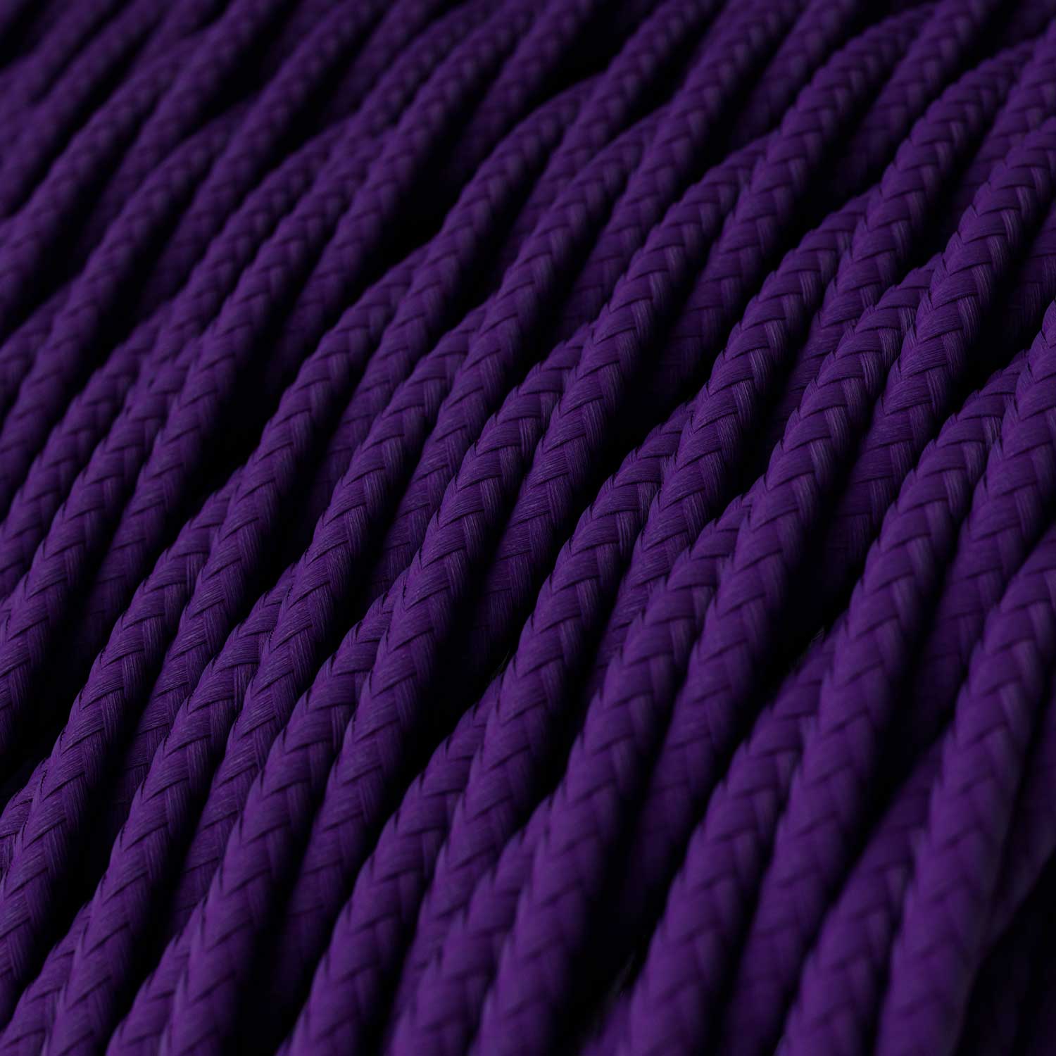 Violet Rayon covered Twisted electric cable - TM14 - Image 2